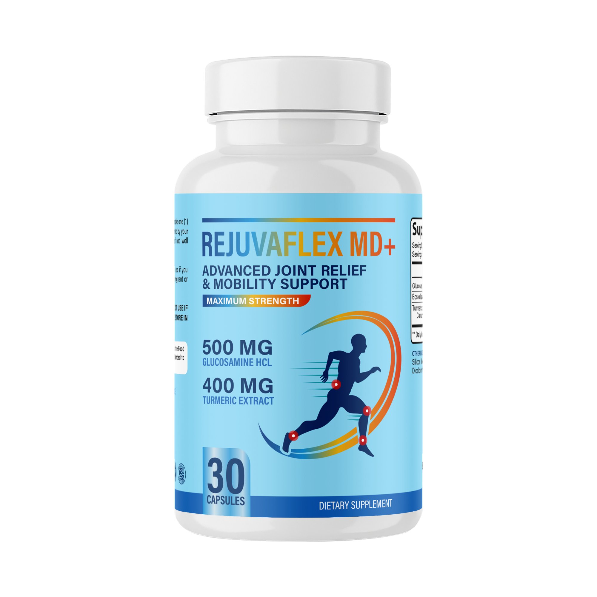 RejuvaFlex MD+ Joint Support Capsules — 30 Count Bottle